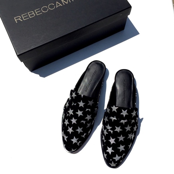 2 x 🎉Host Pick🎉 Rebecca Minkoff Suede Star Slip ons - Picture 6 of 8